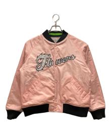 FAF（エフエーエフ）の古着「Flowers Stadium」｜グレー×ピンク