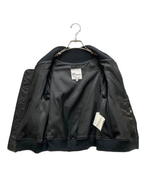 noir kei ninomiya（ノワール ケイ ニノミヤ）noir kei ninomiya (ノワール ケイ ニノミヤ) エコレザー編みジャケット ブラック サイズ:Sの古着・服飾アイテム
