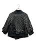 noir kei ninomiya (ノワール ケイ ニノミヤ) エコレザー編みジャケット ブラック サイズ:S：30000円