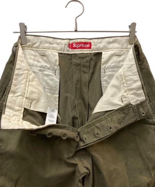 SUPREME（シュプリーム）SUPREME (シュプリーム) Pin Up Chino Pant グリーン サイズ:76cm (W30)の古着・服飾アイテム