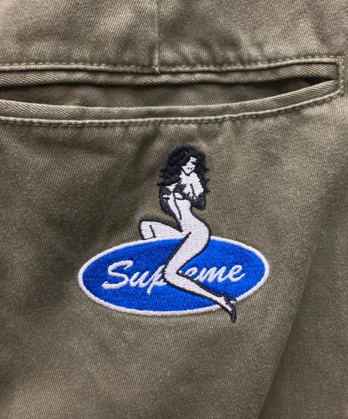 SUPREME（シュプリーム）SUPREME (シュプリーム) Pin Up Chino Pant グリーン サイズ:76cm (W30)の古着・服飾アイテム