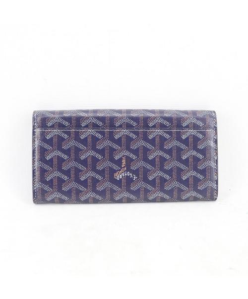 GOYARD（ゴヤール）GOYARD (ゴヤール) 長財布 ネイビー APM VARENNEの古着・服飾アイテム