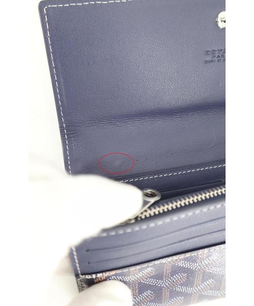 GOYARD（ゴヤール）GOYARD (ゴヤール) 長財布 ネイビー APM VARENNEの古着・服飾アイテム