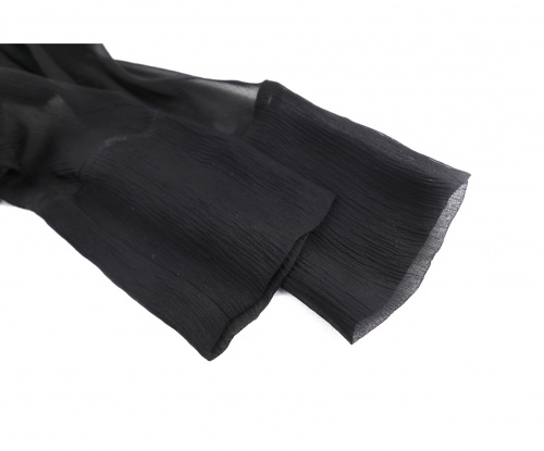 GUCCI（グッチ）GUCCI (グッチ) シースルーシルクブラウス ブラック サイズ:38の古着・服飾アイテム