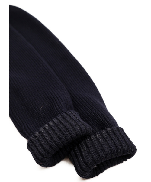 MONCLER（モンクレール）MONCLER (モンクレール) ニット切替ダウンジャケット　maglione tricot  ネイビー サイズ:Sの古着・服飾アイテム
