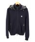 MONCLER（モンクレール）の古着「ニット切替ダウンジャケット　maglione tricot 」｜ネイビー