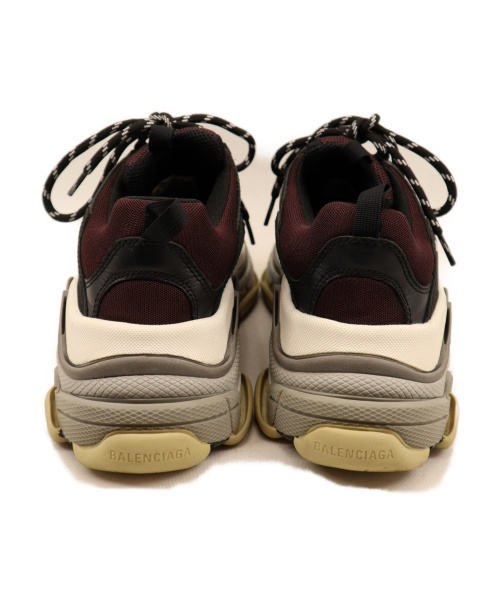 BALENCIAGA（バレンシアガ）BALENCIAGA (バレンシアガ) Triple S Logo Sneaker　18SS ブラック×グレー サイズ:26.5cmの古着・服飾アイテム