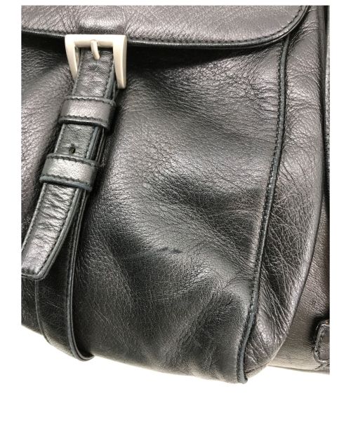 PRADA（プラダ）PRADA (プラダ) ナッパレザーバックパック レザーリュック ブラック V126 63　NAPPA LEATHERの古着・服飾アイテム