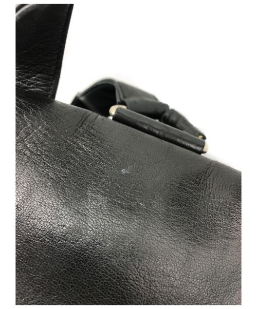 PRADA（プラダ）PRADA (プラダ) ナッパレザーバックパック レザーリュック ブラック V126 63　NAPPA LEATHERの古着・服飾アイテム