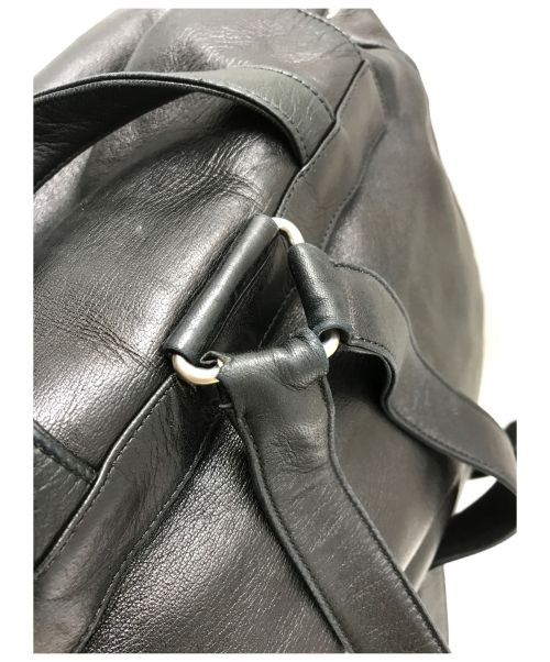 PRADA（プラダ）PRADA (プラダ) ナッパレザーバックパック レザーリュック ブラック V126 63　NAPPA LEATHERの古着・服飾アイテム