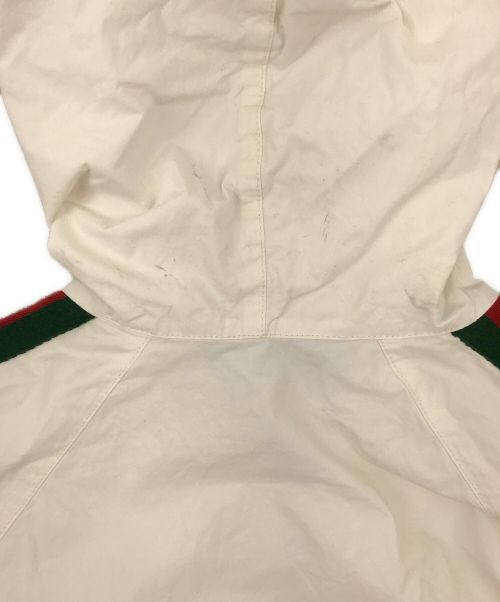 GUCCI（グッチ）GUCCI (グッチ) コットンキャンバス ウインドブレーカー ホワイト サイズ:size44の古着・服飾アイテム