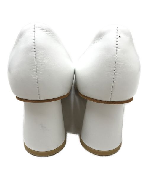 CLANE（クラネ）CLANE (クラネ) WAVE SQUARE PUMPS ホワイト サイズ:38の古着・服飾アイテム