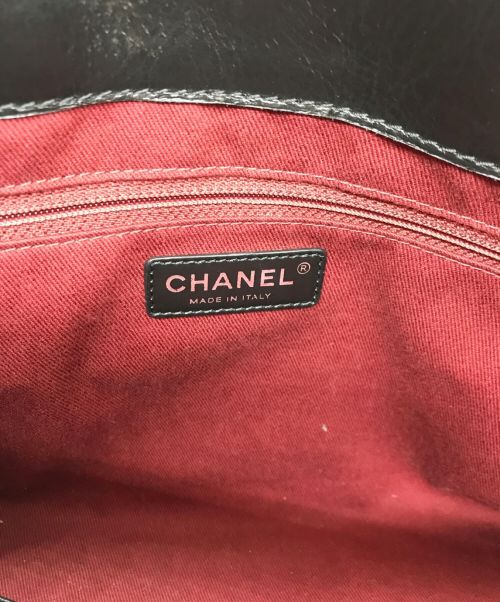 CHANEL（シャネル）CHANEL (シャネル) キルティングトートバッグ ココマーク チェーントートバッグ A90613 ブラックの古着・服飾アイテム