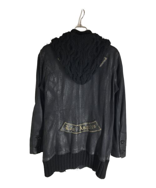 DIAMOND DOGS（ダイアモンドドッグス）DIAMOND DOGS (ダイアモンドドッグス) バックロゴニットパーカー ブラック サイズ:Sの古着・服飾アイテム