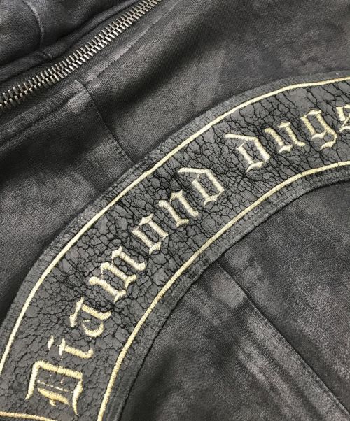 DIAMOND DOGS（ダイアモンドドッグス）DIAMOND DOGS (ダイアモンドドッグス) バックロゴニットパーカー ブラック サイズ:Sの古着・服飾アイテム