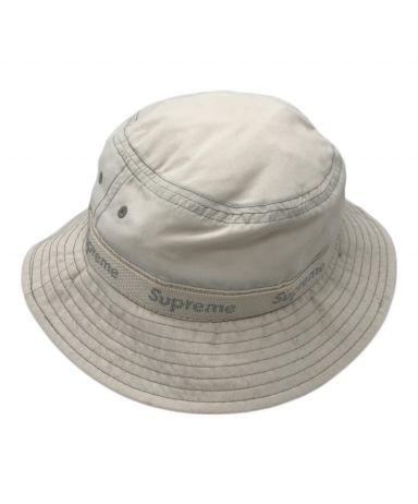 supreme バケットハット ホワイト・グレー 中古・古着通販】SUPREME (シュプリーム) 22AW Webbing Crusher