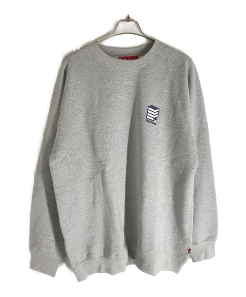 BROCHURE×NEVVER（-）BROCHURE×NEVVER (-) コラボビッグクルーネックスウェット グレー サイズ:XXLの古着・服飾アイテム