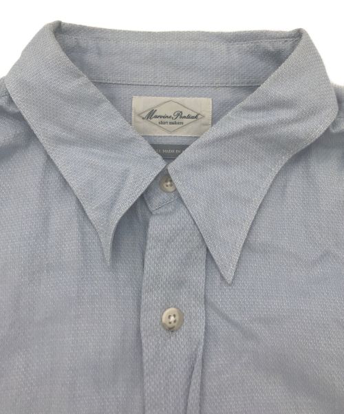 Marvine Pontiak Shirt Makers（マーヴィンポンティアックシャツメイカーズ）Marvine Pontiak Shirt Makers (マーヴィンポンティアックシャツメイカーズ) オーバーサイズシャツ サックスブルー サイズ:FREEの古着・服飾アイテム
