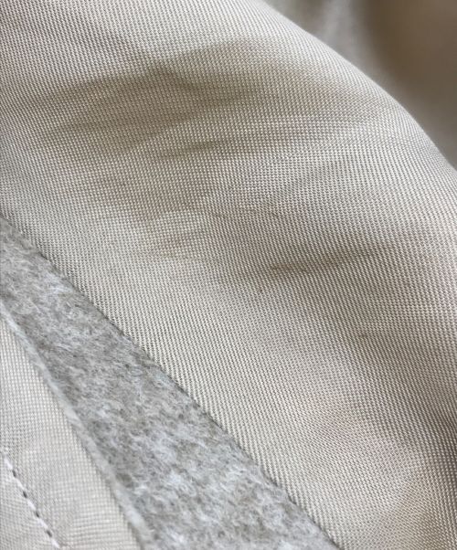 Max Mara Studio（マックスマーラ ストゥディオ）Max Mara Studio (マックスマーラ ストゥディオ) スタンドカラーコート ベージュ サイズ:Sの古着・服飾アイテム