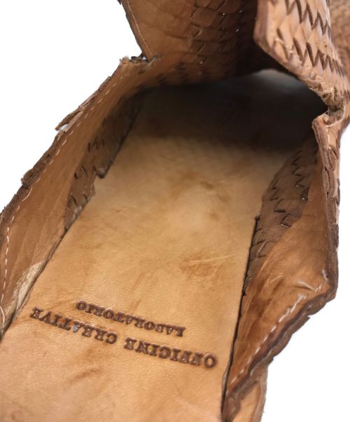 OFFICINE CREATIVE（オフィチーネクリエイティブ）OFFICINE CREATIVE (オフィチーネクリエイティブ) KIMOLOSレザーサンダル ブラウン サイズ:24.5cmの古着・服飾アイテム