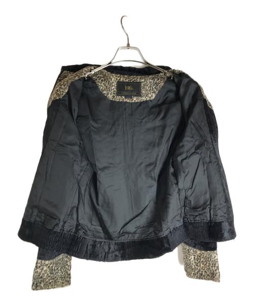 Hysteric Glamour（ヒステリックグラマー）Hysteric Glamour (ヒステリックグラマー) オールドレオパードベロアトラックジャケット / 4AB-1621 ブラック×ベージュ サイズ:Sの古着・服飾アイテム