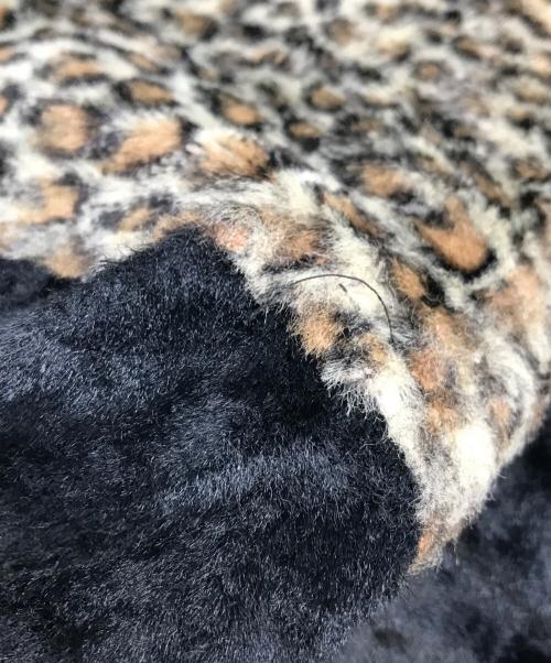 Hysteric Glamour（ヒステリックグラマー）Hysteric Glamour (ヒステリックグラマー) オールドレオパードベロアトラックジャケット / 4AB-1621 ブラック×ベージュ サイズ:Sの古着・服飾アイテム