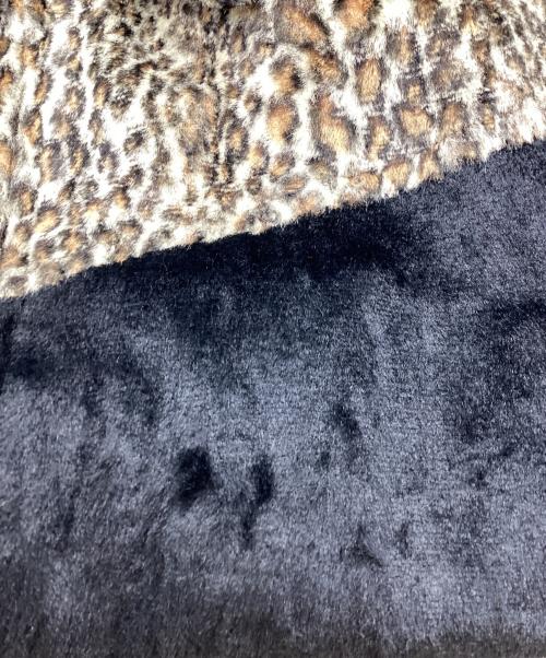 Hysteric Glamour（ヒステリックグラマー）Hysteric Glamour (ヒステリックグラマー) オールドレオパードベロアトラックジャケット / 4AB-1621 ブラック×ベージュ サイズ:Sの古着・服飾アイテム