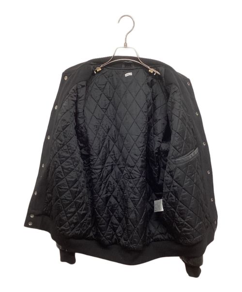 SEQUEL（シークエル）SEQUEL (シークエル) VIRSITY JACKET 21AW ブラック サイズ:Mの古着・服飾アイテム