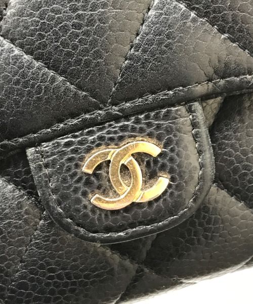 CHANEL（シャネル）CHANEL (シャネル) 3つ折り財布 ブラックの古着・服飾アイテム