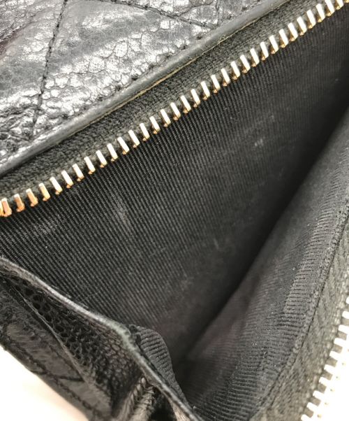 CHANEL（シャネル）CHANEL (シャネル) 3つ折り財布 ブラックの古着・服飾アイテム