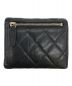 CHANEL (シャネル) 3つ折り財布 ブラック：39000円