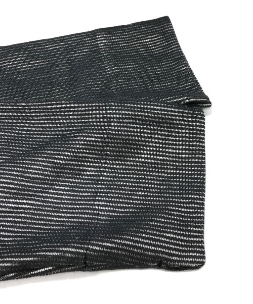 ISSEY MIYAKE（イッセイミヤケ）ISSEY MIYAKE (イッセイミヤケ) コットン ストライプジャケット　IM41FD501 ブラック サイズ:2の古着・服飾アイテム