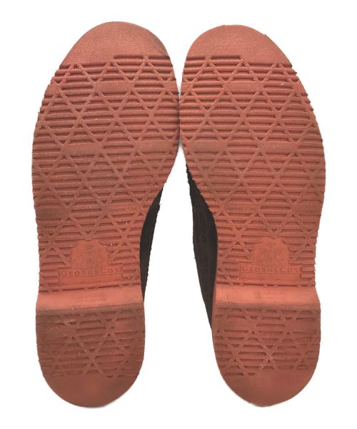 GEORGE COX（ジョージコックス）GEORGE COX (ジョージコックス) green label relaxing (グリーンレーベルリラクシング) 別注グリンレーベルウイングチップスウェードシューズ ブラウン サイズ:9の古着・服飾アイテム