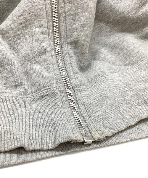 stussy（ステューシー）stussy (ステューシー) オールドロゴプリントジップパーカー ライトグレー サイズ:Lの古着・服飾アイテム