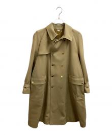 GUCCI（グッチ）の古着「ラベル付 ウール トレンチコート / Wool trench coat with label / イタリア製 / Made In Italy」｜キャメル