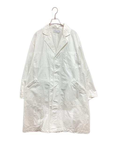 Graphpaper（グラフペーパー）Graphpaper (グラフペーパー) ミリタリーショップコート MILITARY CLOTH SHOP COAT GM201-10060B ホワイト サイズ:2の古着・服飾アイテム