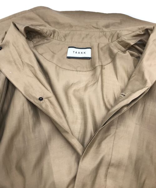 TAAKK（ターク）TAAKK (ターク) スーパーロングシャツコート　TA24SS-CO140 ベージュ サイズ:4の古着・服飾アイテム