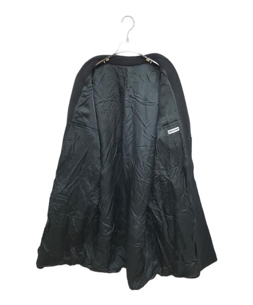 SOFTHYPHEN（ソフトハイフン）softhyphen (ソフトハイフン) MELTON CHESTER FIELD COAT MGMFC221001 ブラック サイズ:03の古着・服飾アイテム
