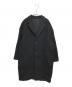 softhyphen（ソフトハイフン）の古着「MELTON CHESTER FIELD COAT MGMFC221001」｜ブラック