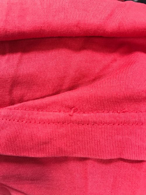 BURBERRY（バーバリー）BURBERRY (バーバリー) ロゴプリントカットソー 8017227 レッド サイズ:Sの古着・服飾アイテム