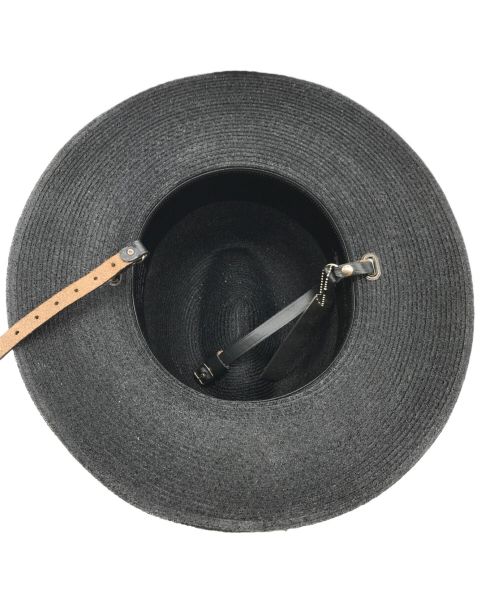 Jerry Wander（ジェリー ワンダー）Jerry Wander (ジェリー ワンダー) ストローハット グレーの古着・服飾アイテム
