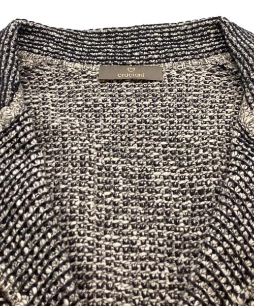 Cruciani（クルチアーニ）Cruciani (クルチアーニ) ローゲージニットジャケット / low gauge knit jacket / CU17.050 グレー サイズ:50の古着・服飾アイテム
