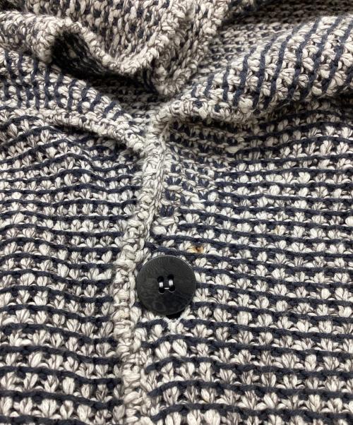 Cruciani（クルチアーニ）Cruciani (クルチアーニ) ローゲージニットジャケット / low gauge knit jacket / CU17.050 グレー サイズ:50の古着・服飾アイテム