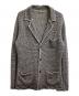 Cruciani（クルチアーニ）の古着「ローゲージニットジャケット / low gauge knit jacket / CU17.050」｜グレー