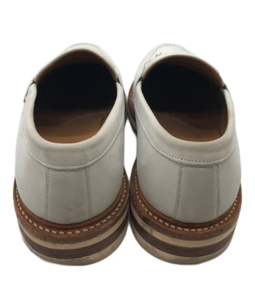 JOSEPH CHEANEY（ジョセフチーニー）JOSEPH CHEANEY (ジョセフチーニー) HUDSON WHITE NUBUCK コインローファー ビブラムソール ホワイト サイズ:6Fの古着・服飾アイテム