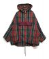 Christian Dior（クリスチャン ディオール）の古着「テクニカルタフタ アノラック ブルゾン 957C03A2858 19AW 伊勢丹 チェックンディオール 20周年記念 タータンチェック」｜ネイビー×レッド