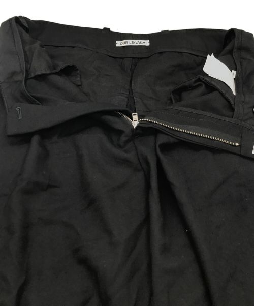 OUR LEGACY（アワーレガシー）OUR LEGACY (アワーレガシー) BORROWED CHINO / Black Panama Wool M421BBPW チノパン ブラック サイズ:46の古着・服飾アイテム
