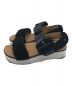 UGG (アグ) ストラップサンダル 1099815 LE FLUFF ル フラッフ ブラック サイズ:24.5cm：4000円