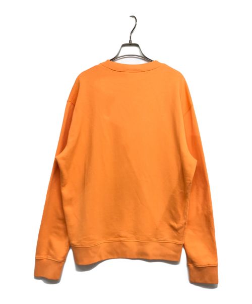 maison kitsune（メゾンキツネ）maison kitsune (メゾンキツネ) ヨガフォックスクルーネックスウェット　EU00329KM0001 オレンジ サイズ:Mの古着・服飾アイテム