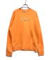 maison kitsune（メゾンキツネ）の古着「ヨガフォックスクルーネックスウェット　EU00329KM0001」｜オレンジ